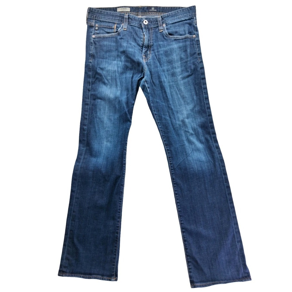 7 For All Mankind Austyn Jeans Mens 36x33 Blue Relaxed Straight Denim Pants